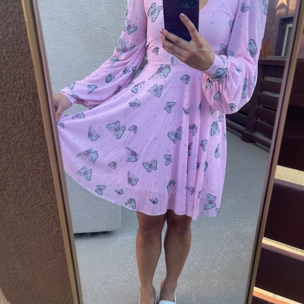 Blackmilk Clothing Butterfree dress